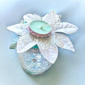 Wings of love, tealight holder (handmade)